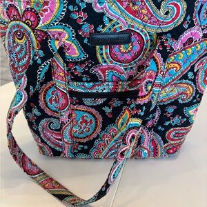 Vera Bradley Pink and Blue Paisley Tote